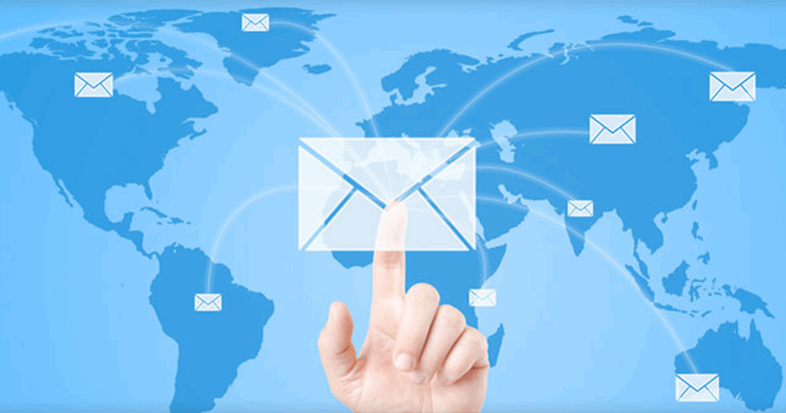 virtual email concept